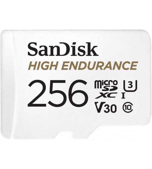 SDSQQNR - Sandisk 256GB High Endurance UHS-I microSDXC Memory Card